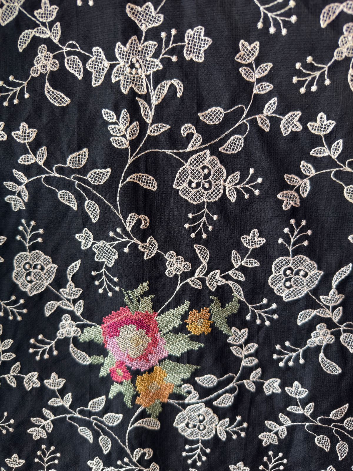 Pure and Soft original Kotta Doria with floral embroidered