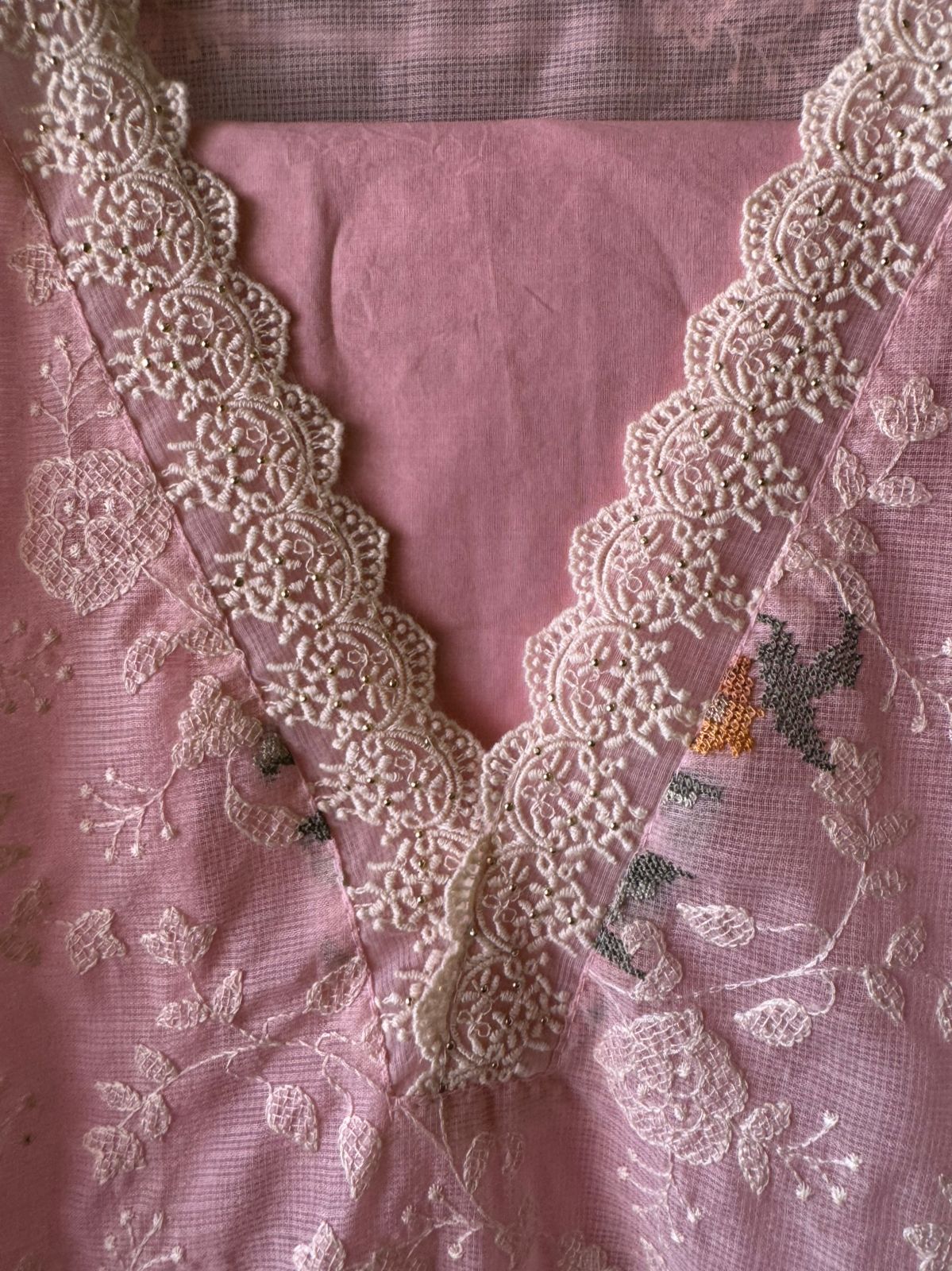 Pure and Soft original Kotta Doria with floral embroidered