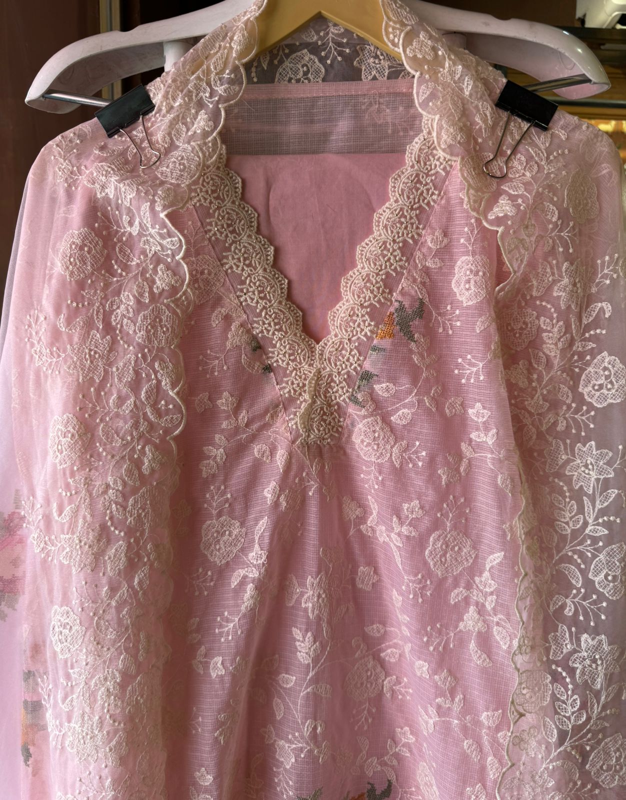 Pure and Soft original Kotta Doria with floral embroidered