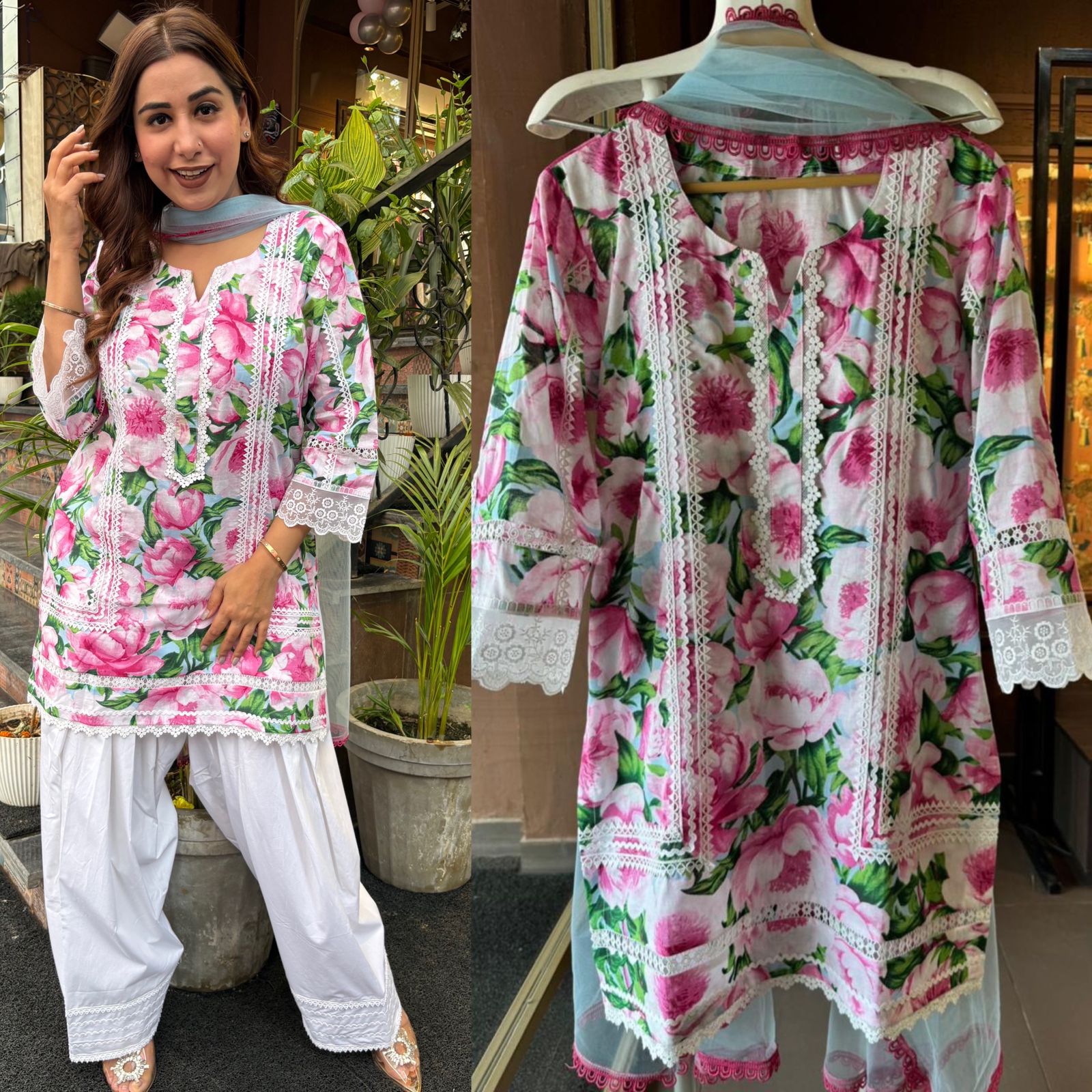 LATEST LAUNCH WITH FARSHI SALWAR