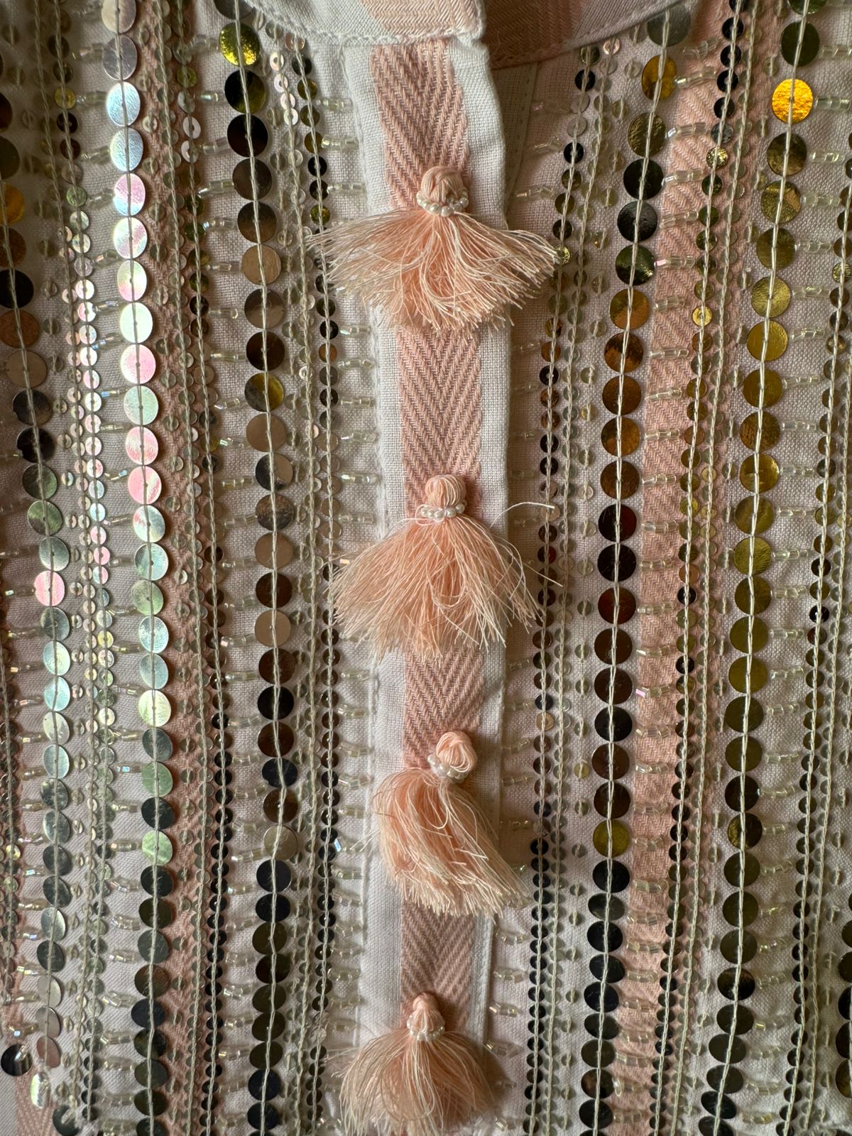 Pure Cotton Weaved Stitched coord set