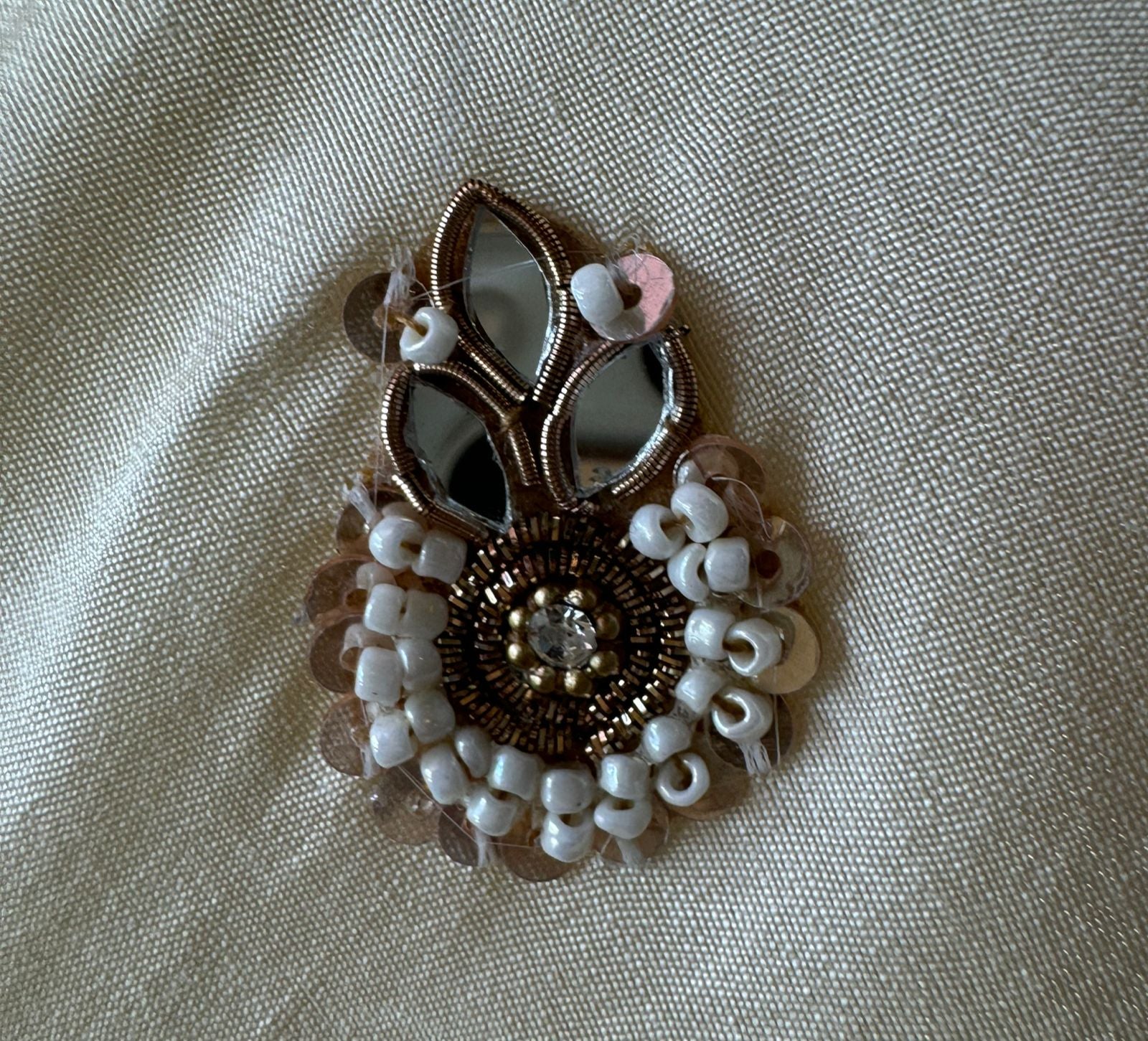 Beautiful Gotta embellished Cotton tissue short Anarkali set