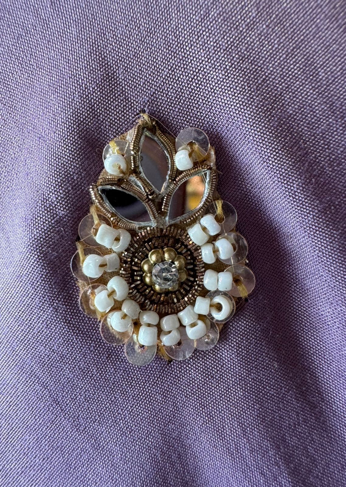 Beautiful Gotta embellished Cotton tissue short Anarkali set