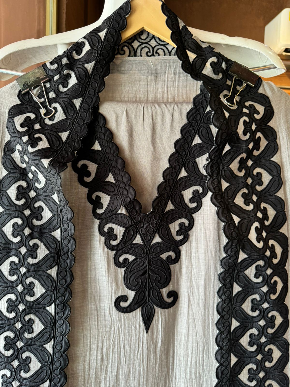 Pure Mul cotton chanderi Unstitched full size shirt