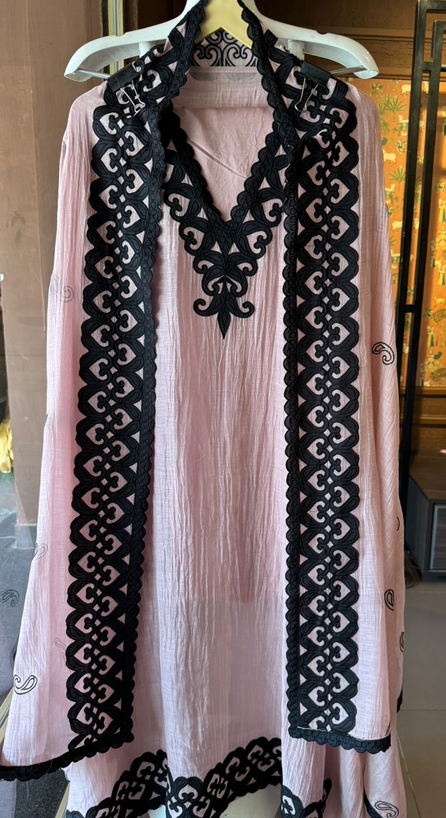 Pure Mul cotton chanderi Unstitched full size shirt