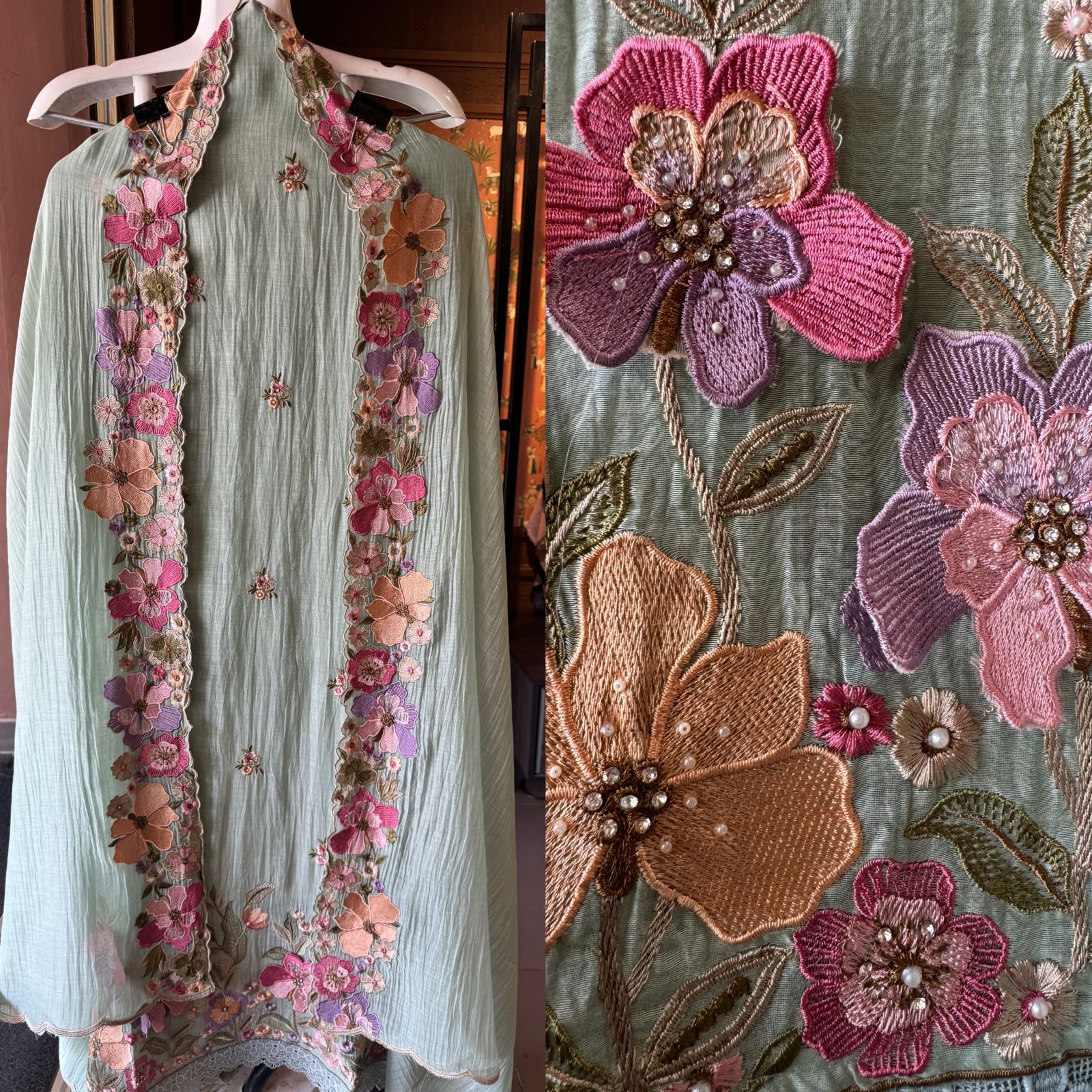 Mul cotton Unstitched suit design