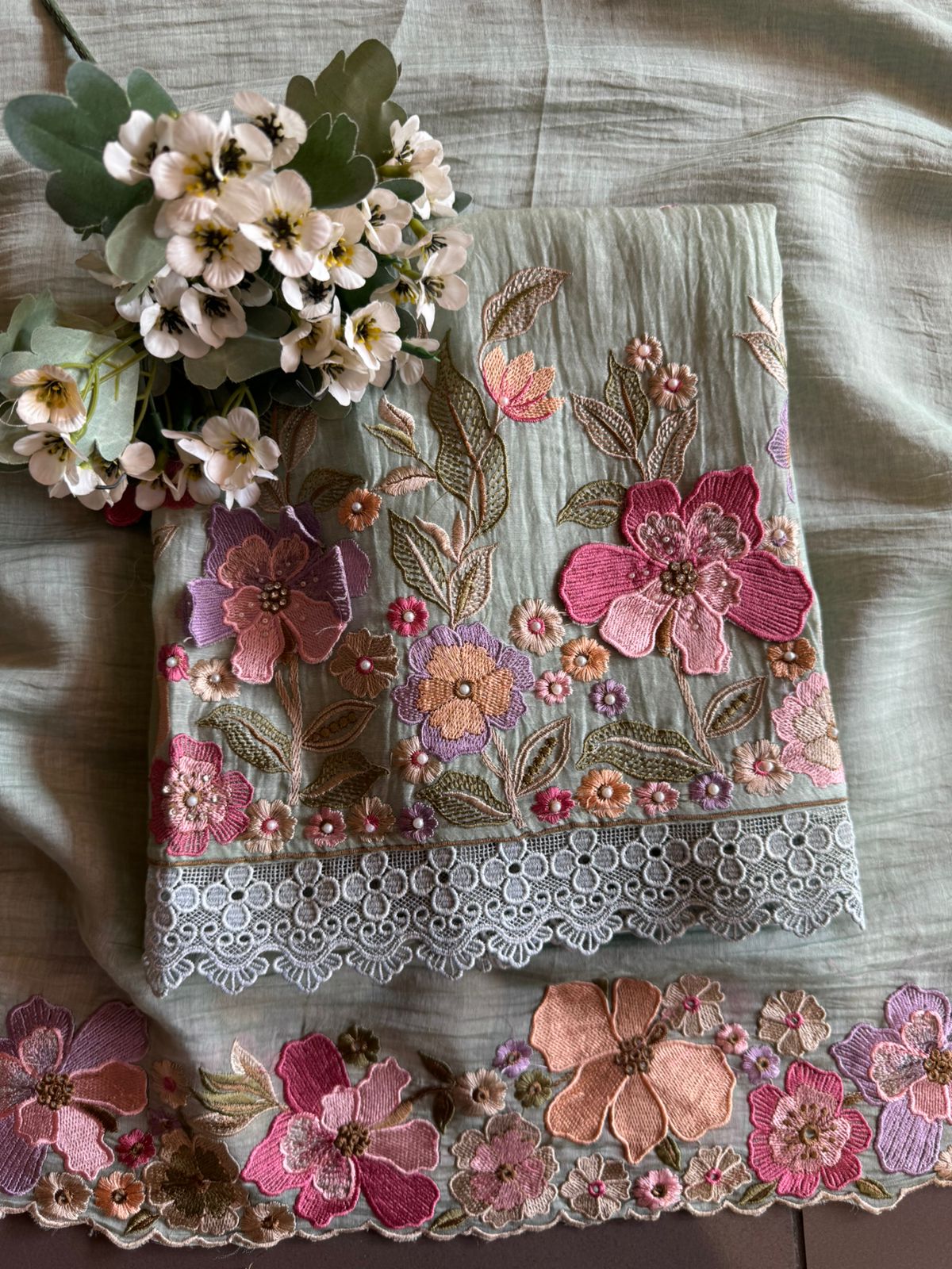 Mul cotton Unstitched suit design