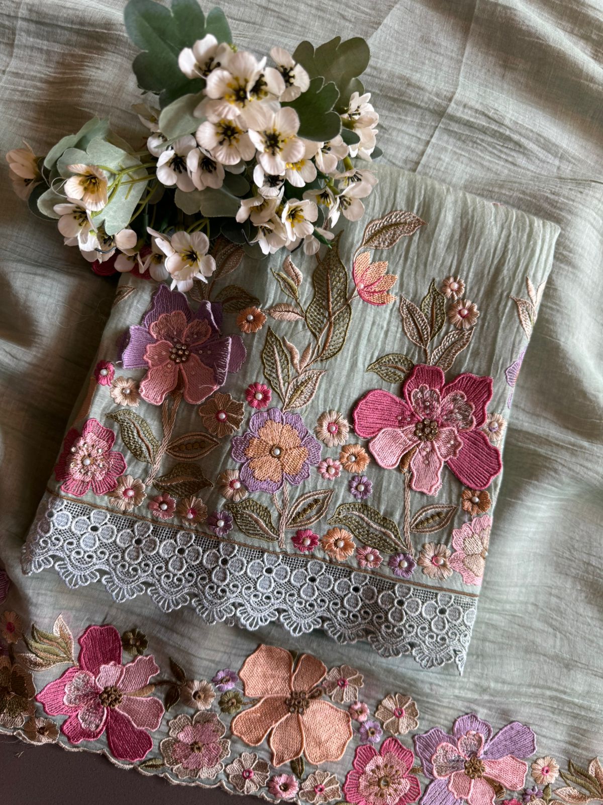 Mul cotton Unstitched suit design