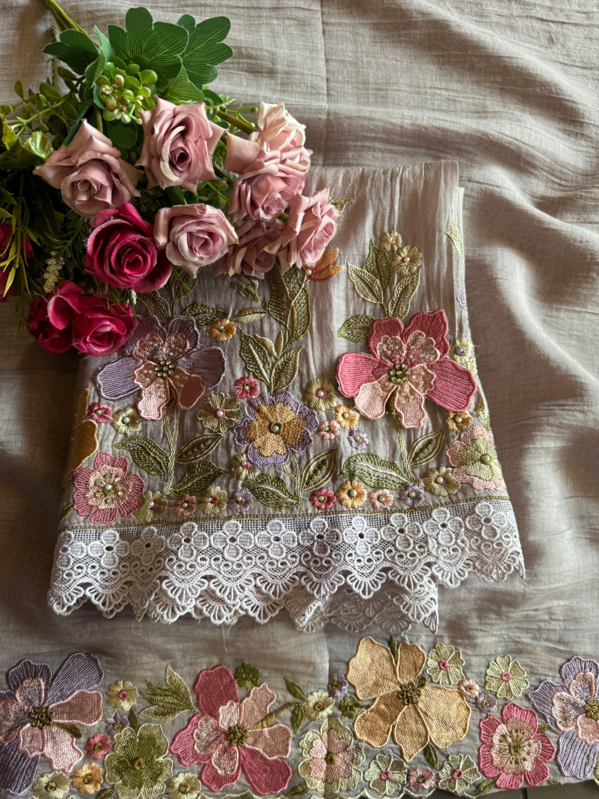 Mul cotton Unstitched suit design