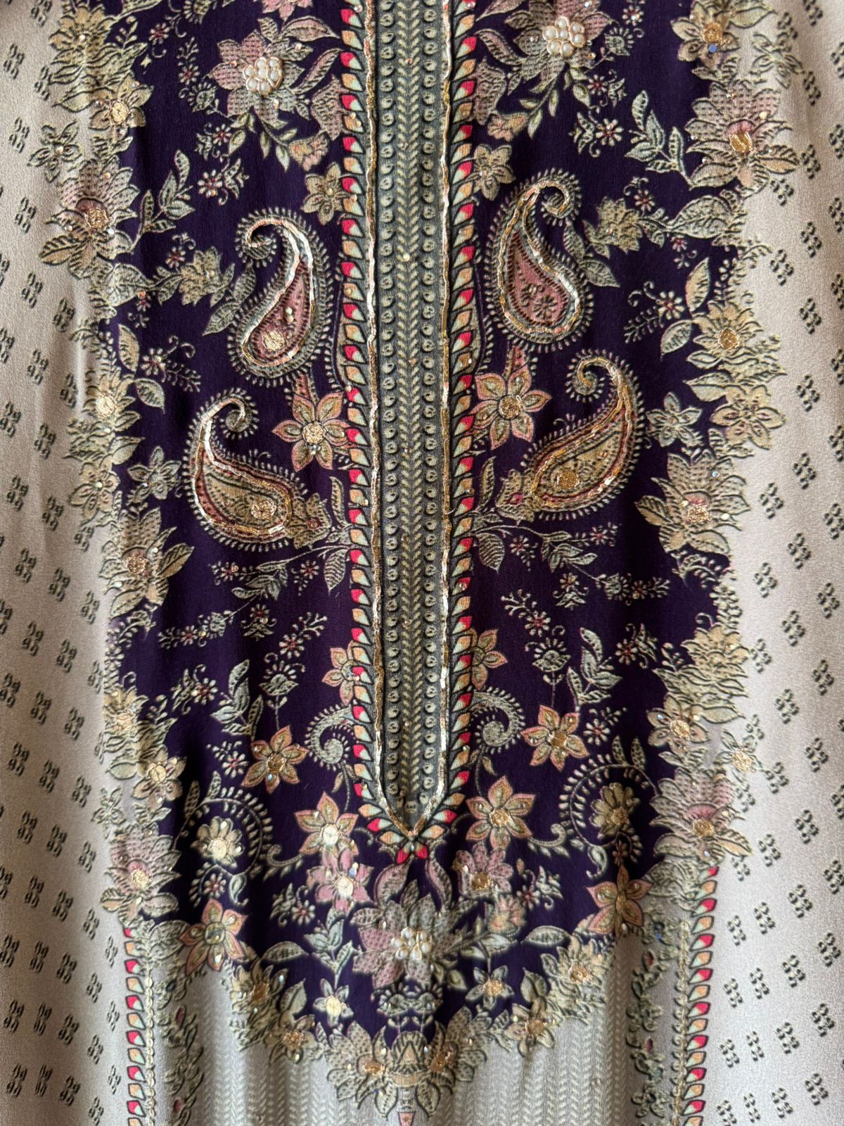 Pure Crepe Pakistani inspired Digital printed Shirt