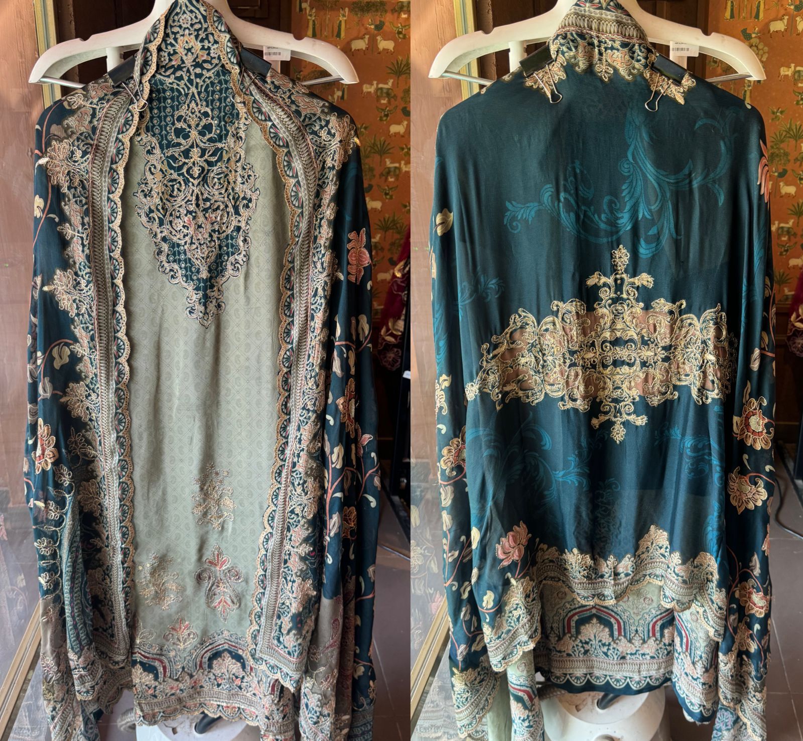 Pure Crepe Pakistani inspired Digital printed Shirt