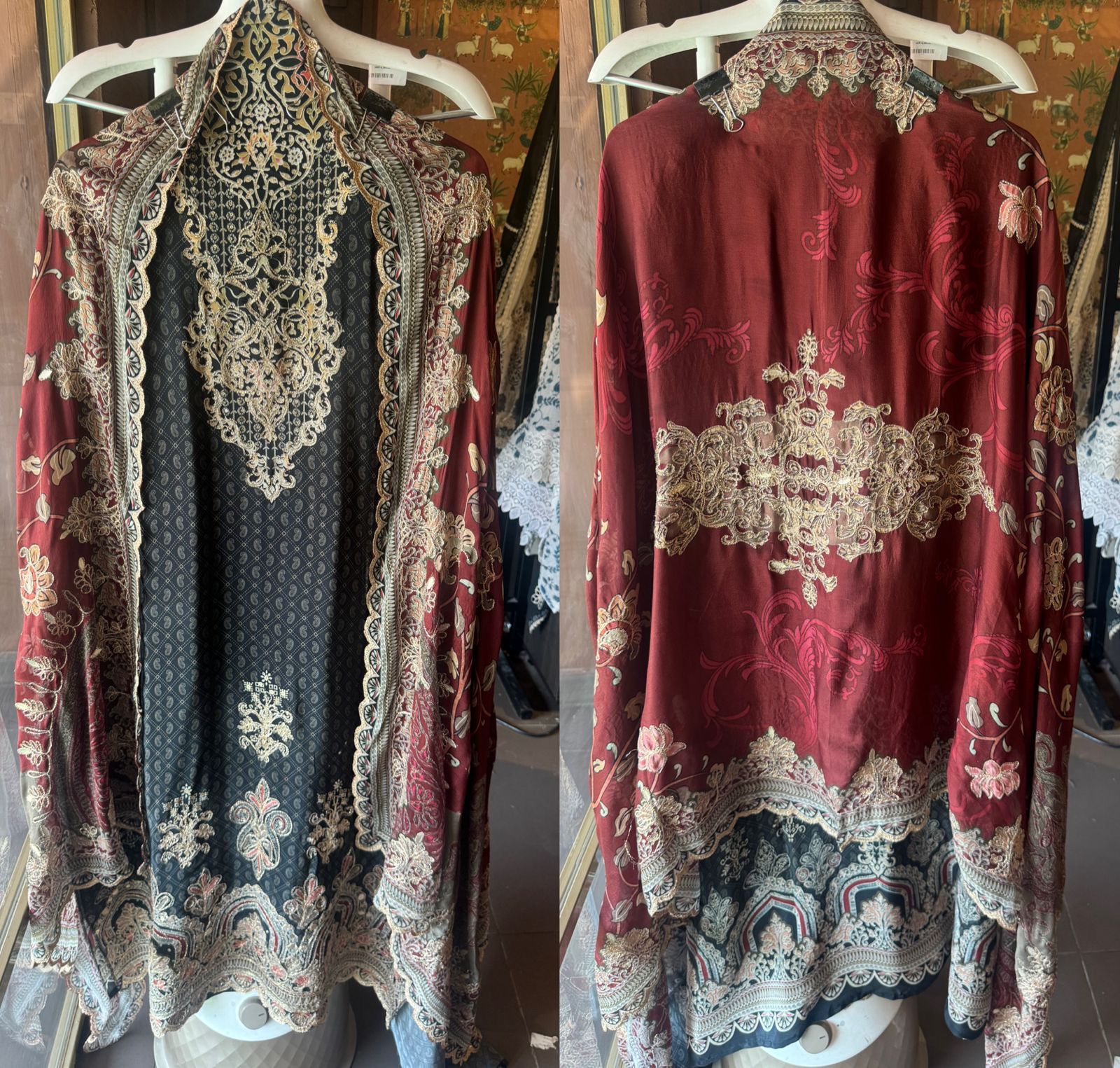 Pure Crepe Pakistani inspired Digital printed Shirt