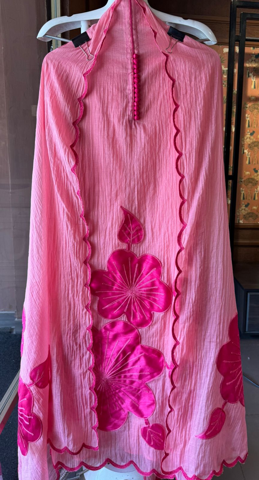 SHOP OUR BEAUTIFUL LATEST DESIGN WITH SILK FLORAL PATCHWORK