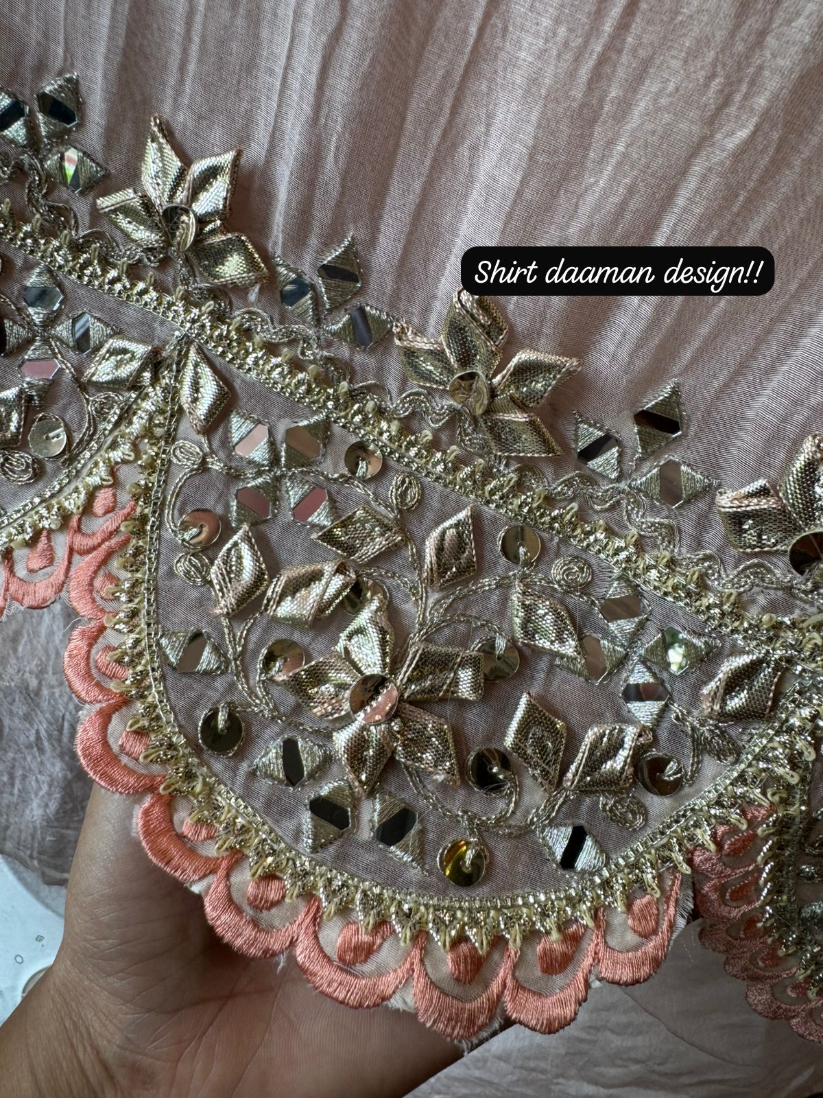 FIRST TIME GOTTA PATTI ON MUL COTTON CHANDERI EXCLUSIVELY AVAILABLE AT AISHACREATIONS