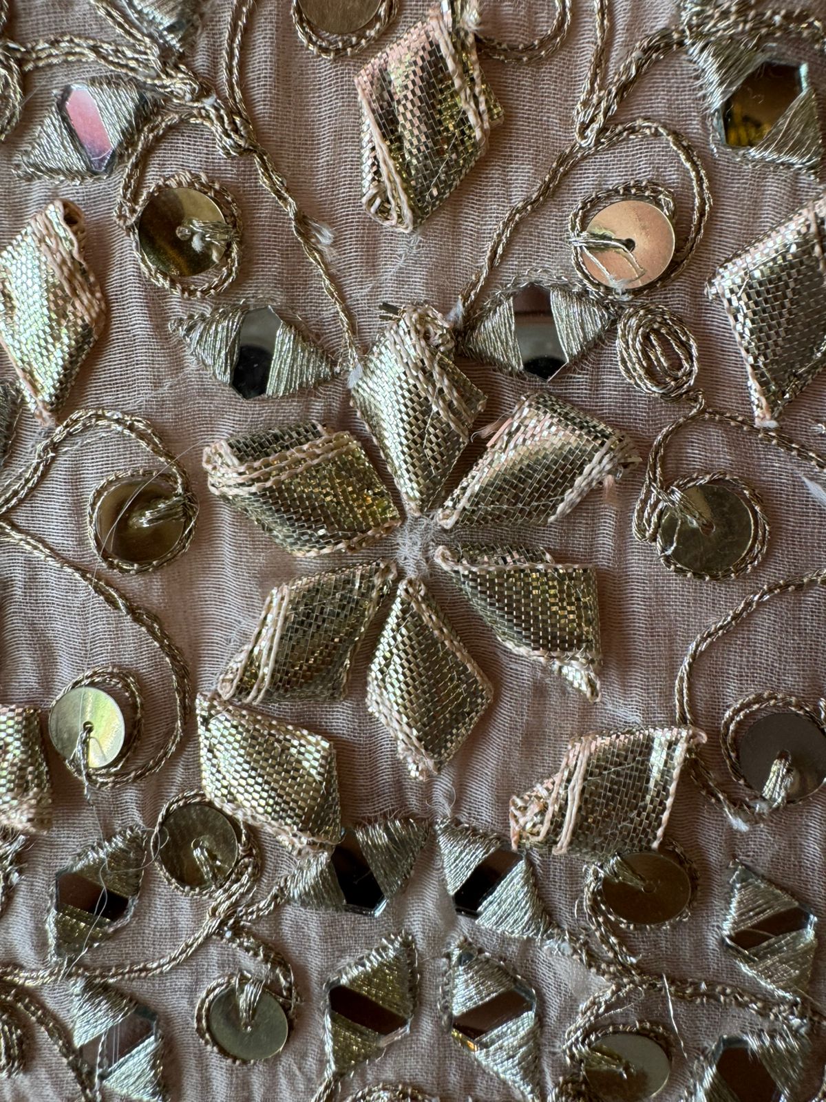 FIRST TIME GOTTA PATTI ON MUL COTTON CHANDERI EXCLUSIVELY AVAILABLE AT AISHACREATIONS