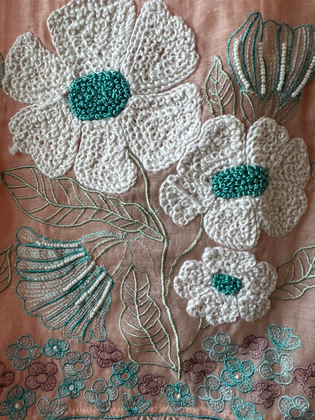 Soft Mul Mul cotton chanderi unstitched Kurta