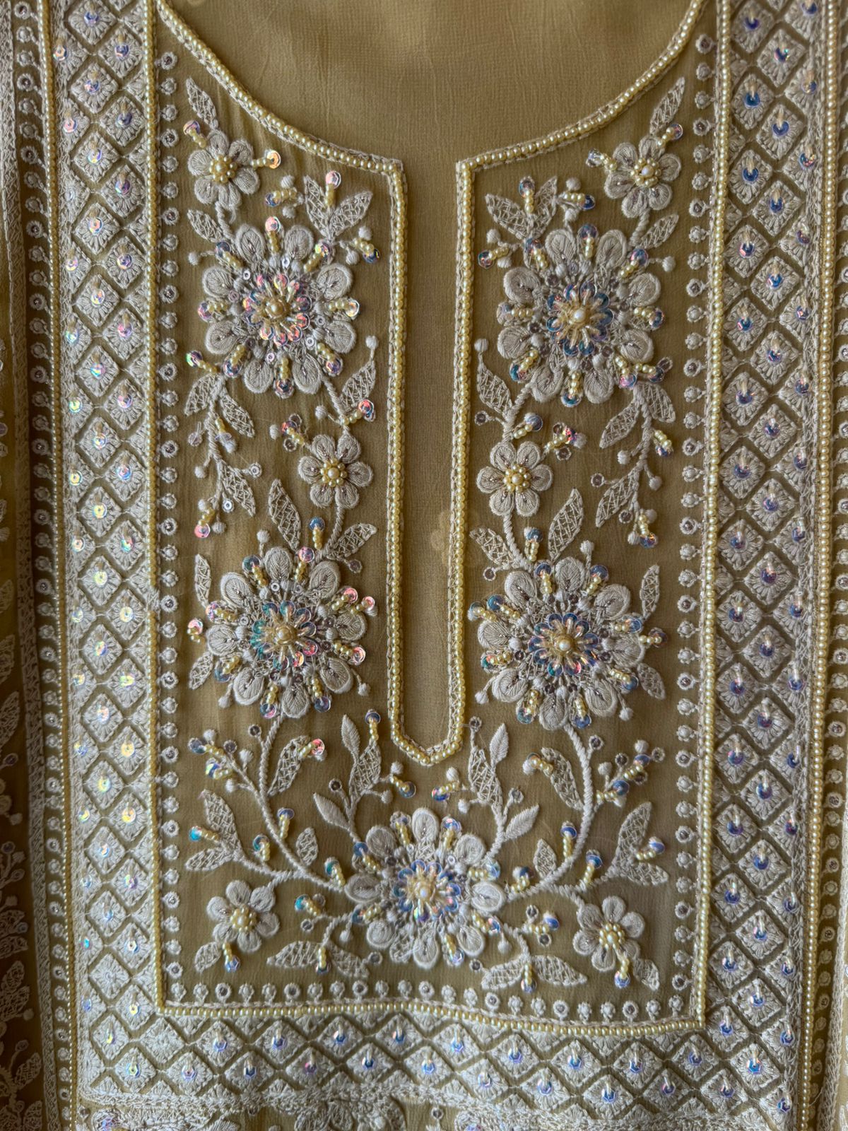 Pure Georgette Unstitched shirt