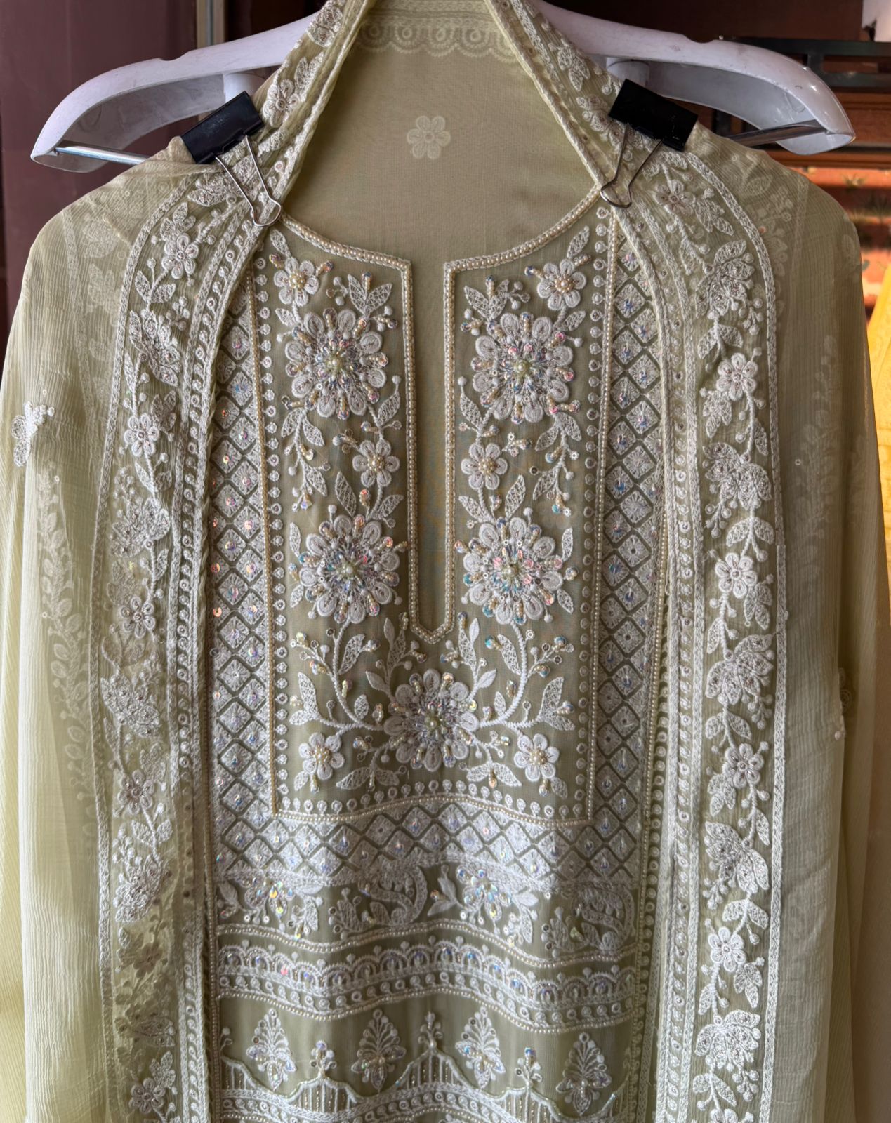 Pure Georgette Unstitched shirt