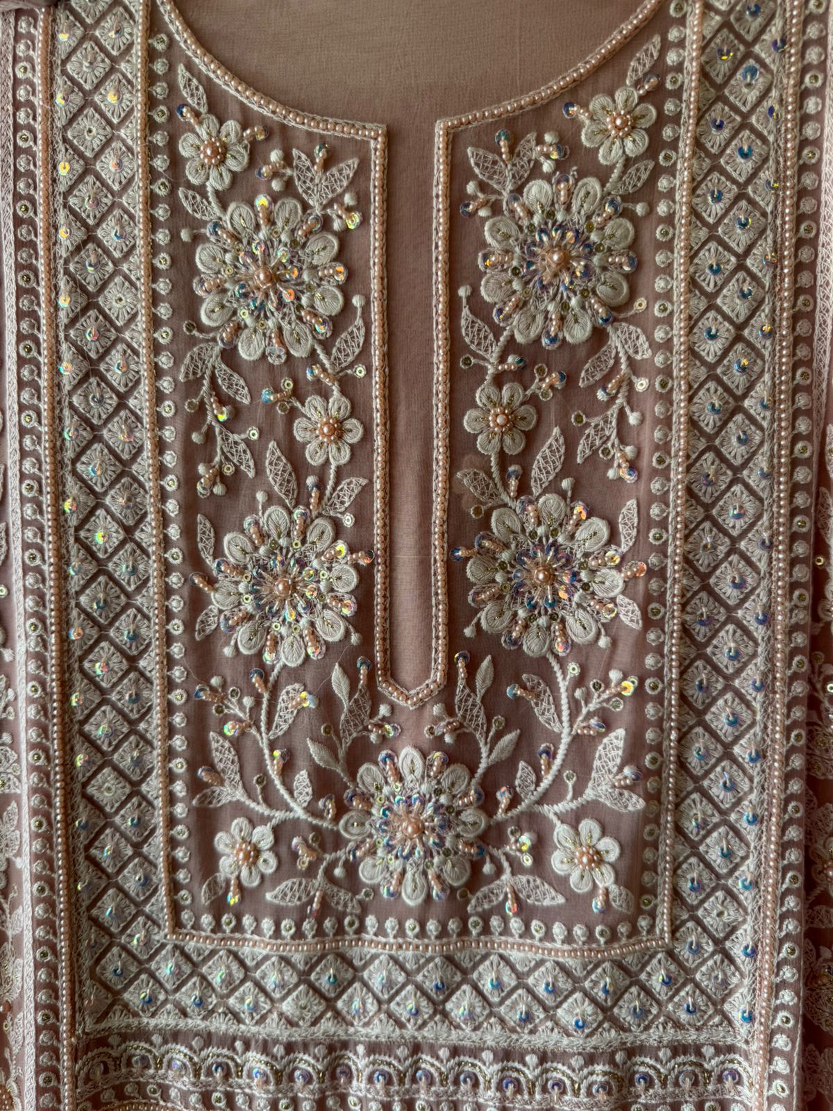 Pure Georgette Unstitched shirt