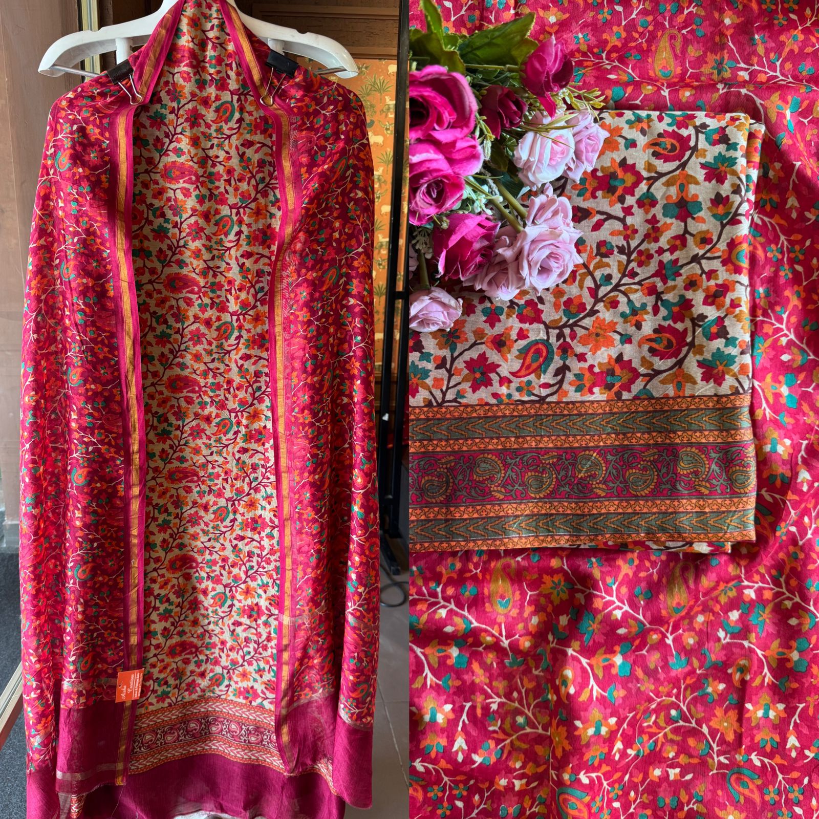 SHOP OUR NEW RANGE OF KANI PRINTS ON PURE MAHESHWARI SILK