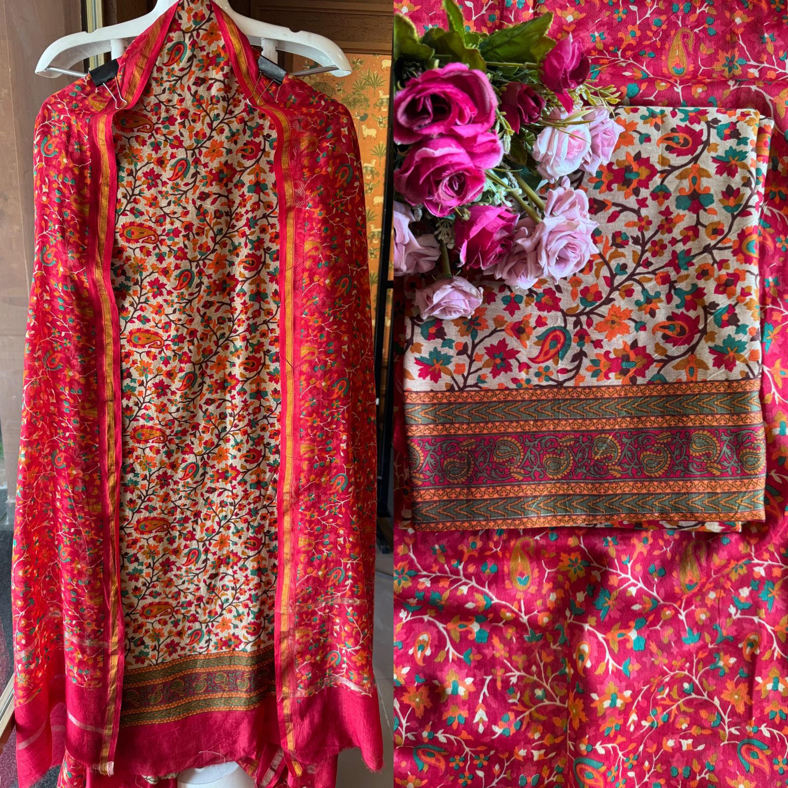 SHOP OUR NEW RANGE OF KANI PRINTS ON PURE MAHESHWARI SILK