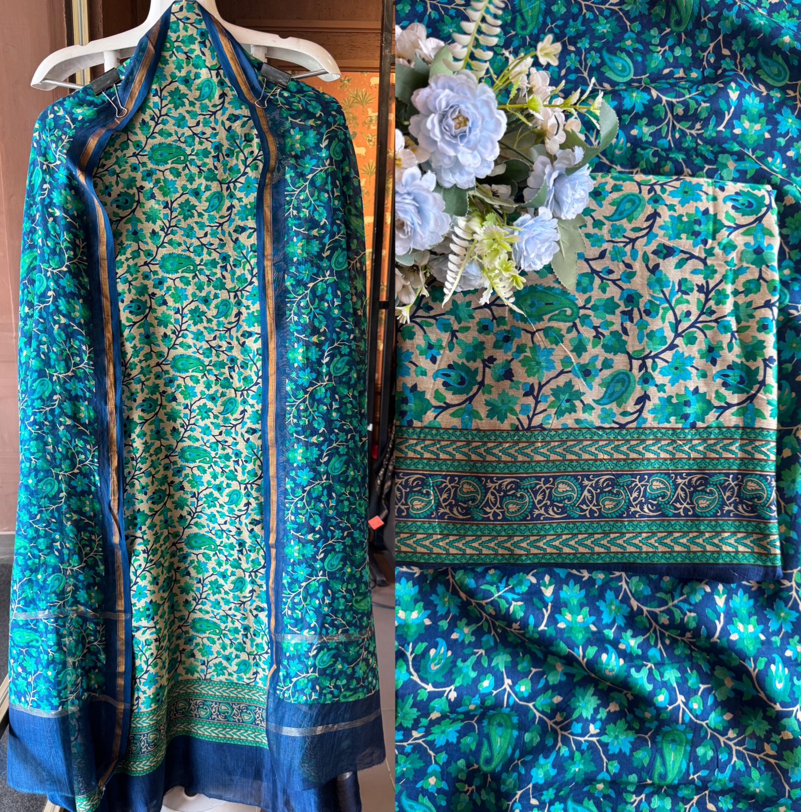 SHOP OUR NEW RANGE OF KANI PRINTS ON PURE MAHESHWARI SILK