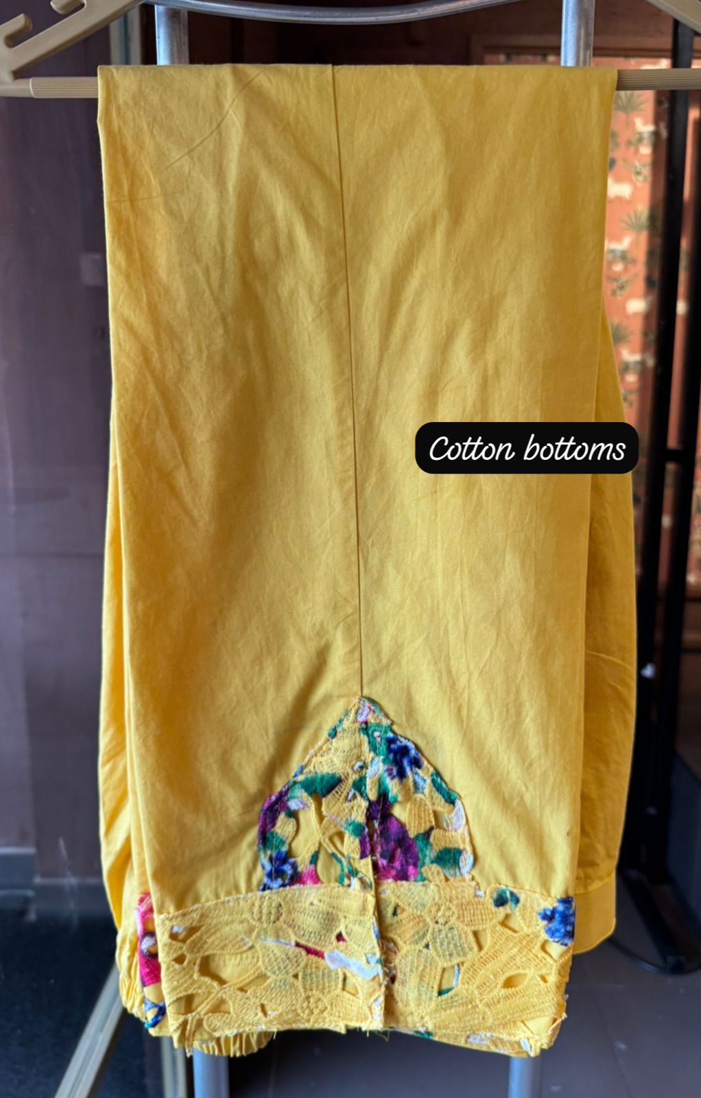 Beautiful Crochet Stitched kurta