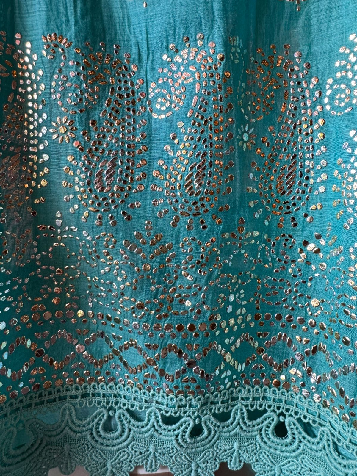 Mul Mul cotton unstitched shirt