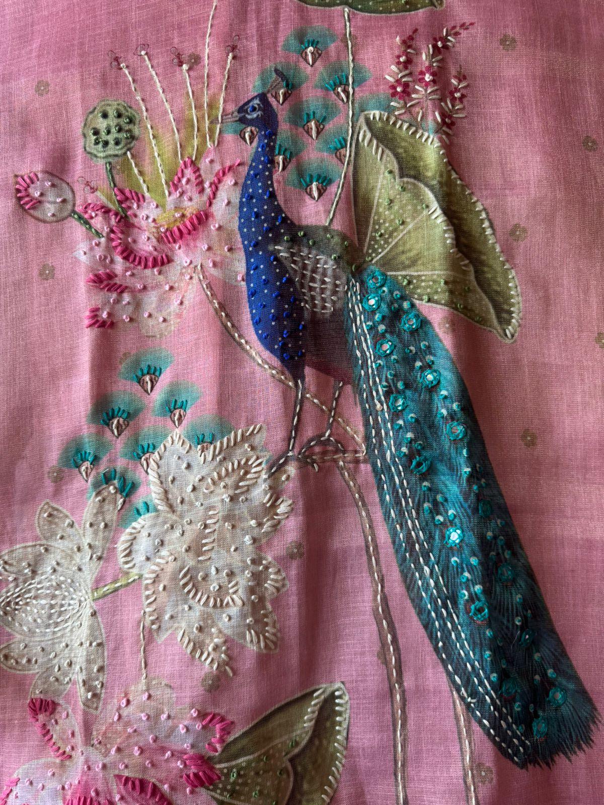 Shimmer Linen Unstitched Shirt