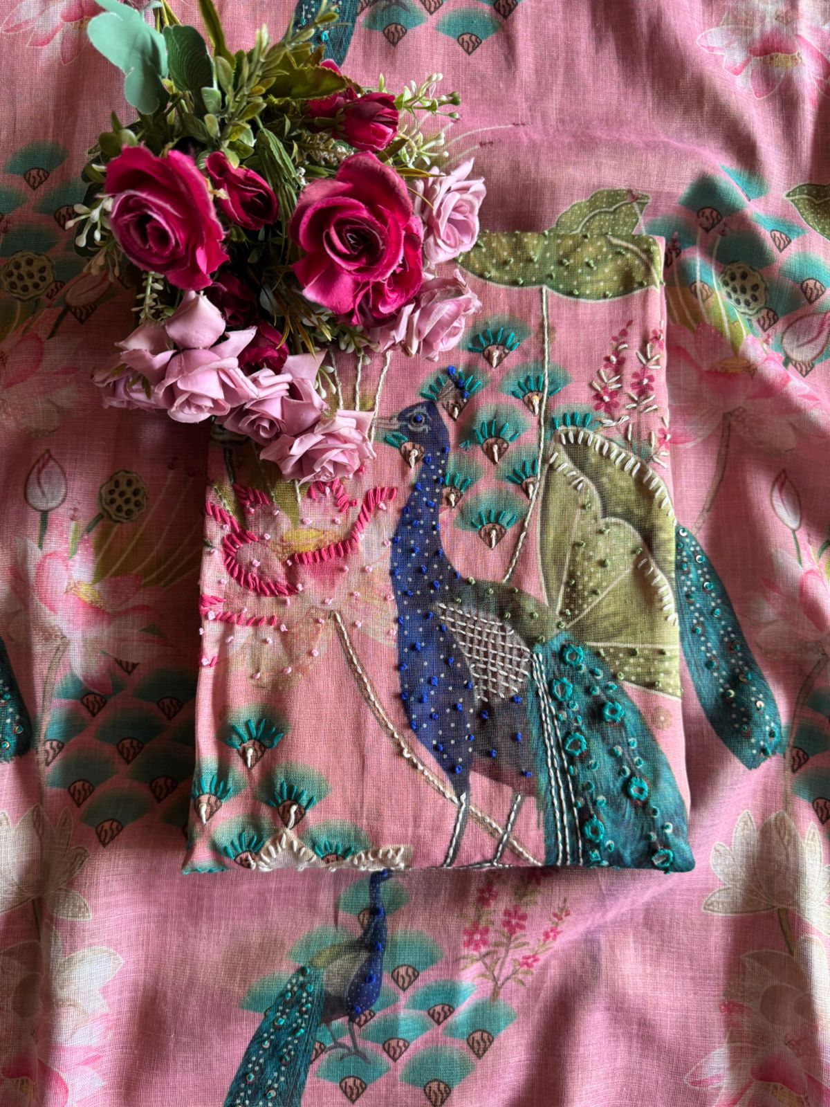 Shimmer Linen Unstitched Shirt