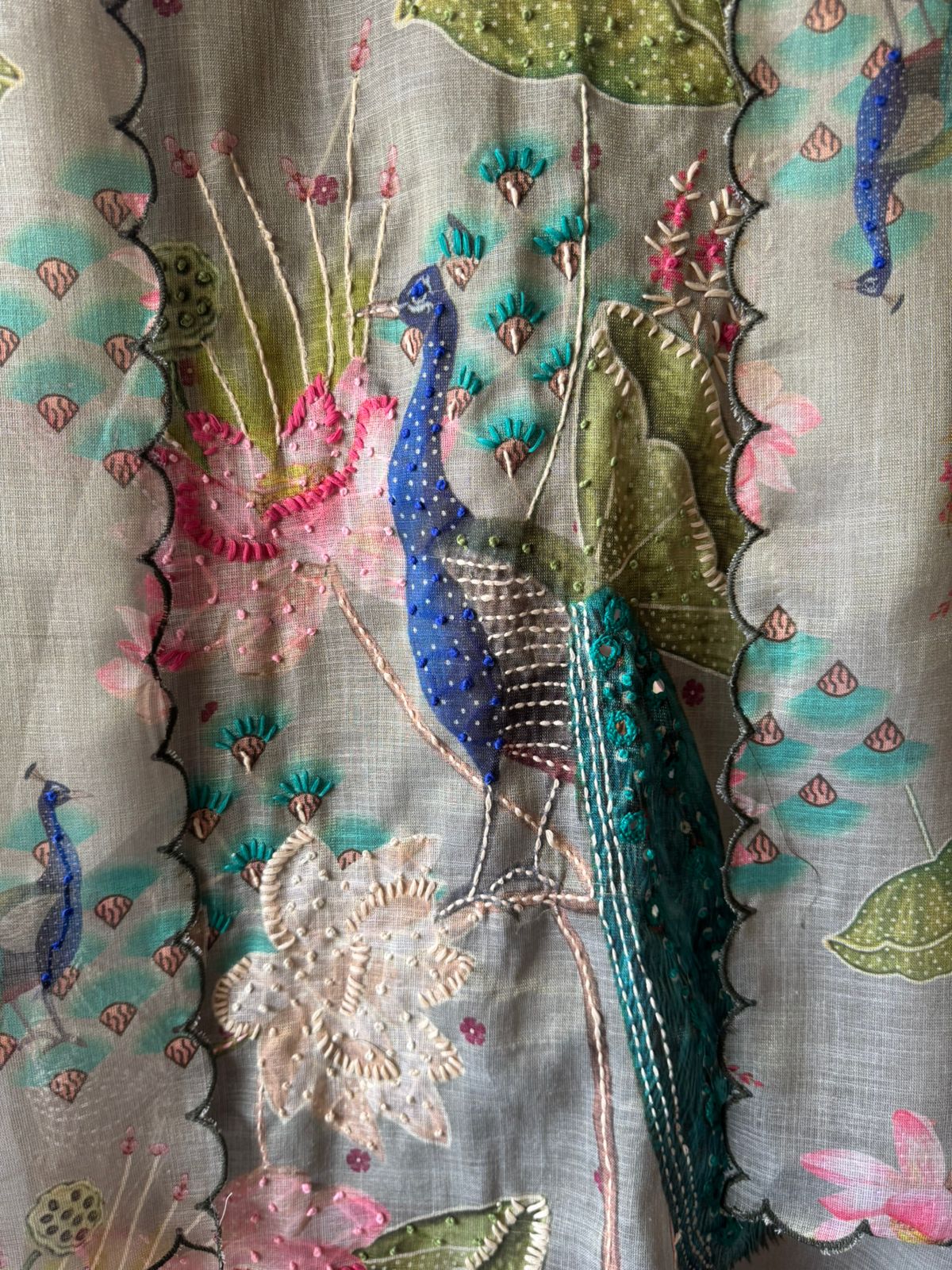 Shimmer Linen Unstitched Shirt