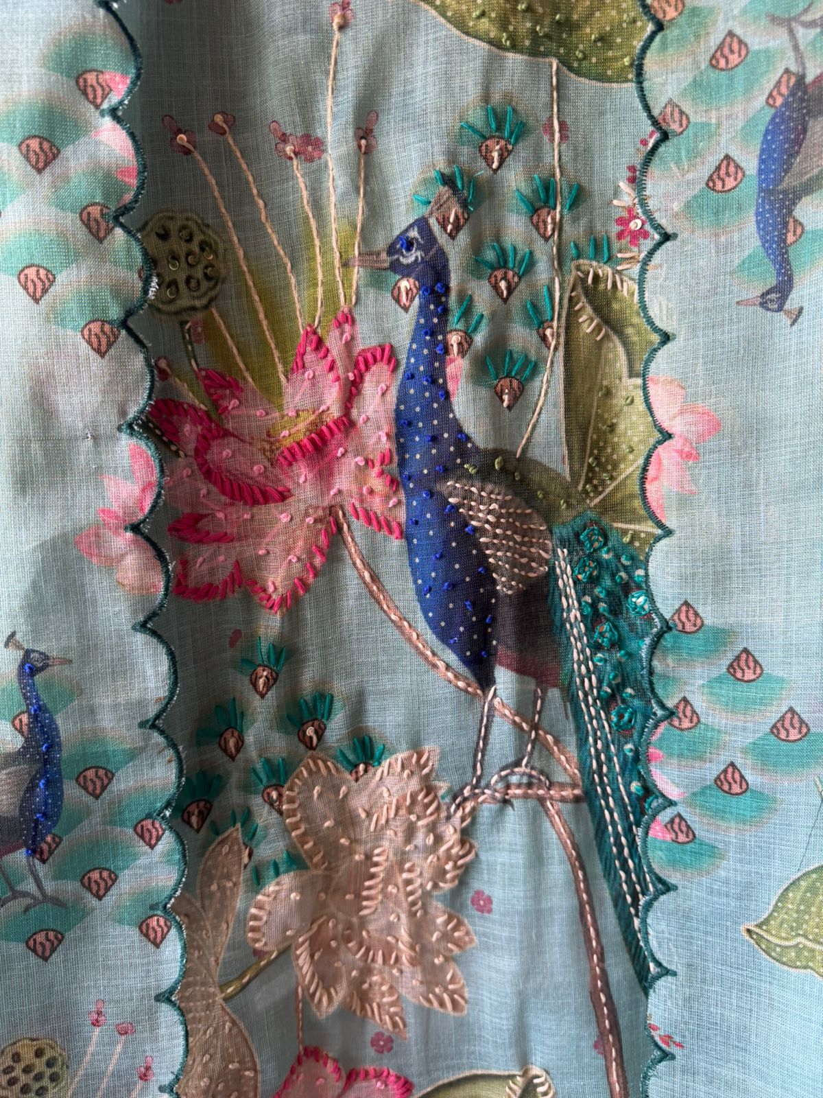 Shimmer Linen Unstitched Shirt