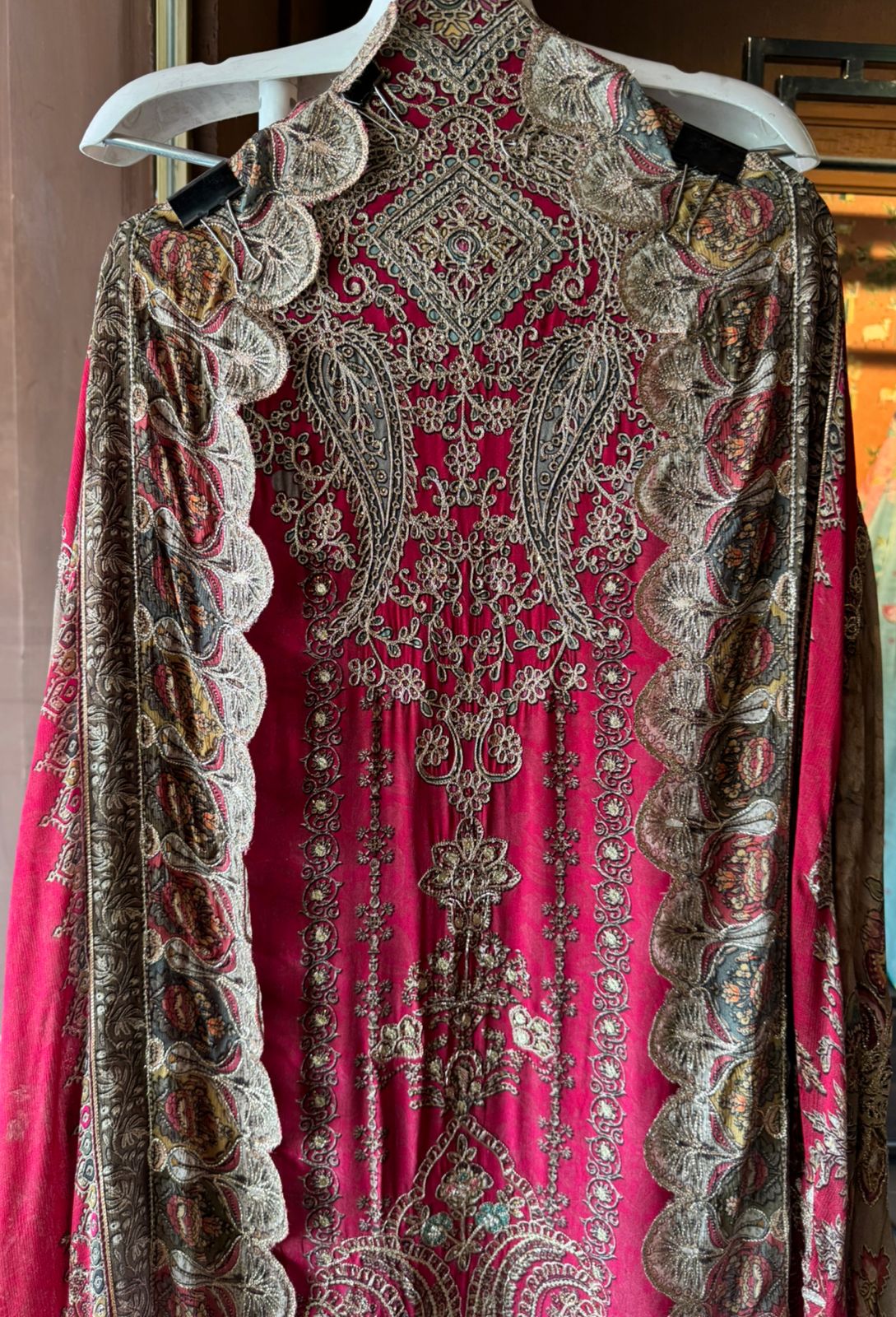 Pure Crepe Pakistani inspired Digital printed Shirt