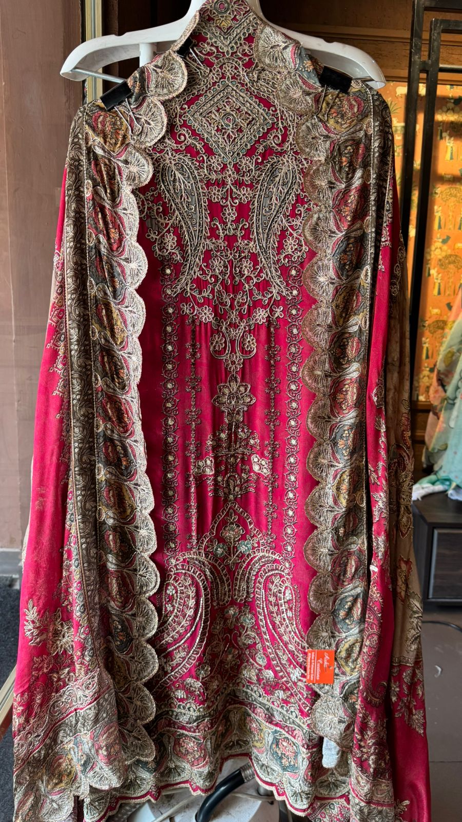 Pure Crepe Pakistani inspired Digital printed Shirt