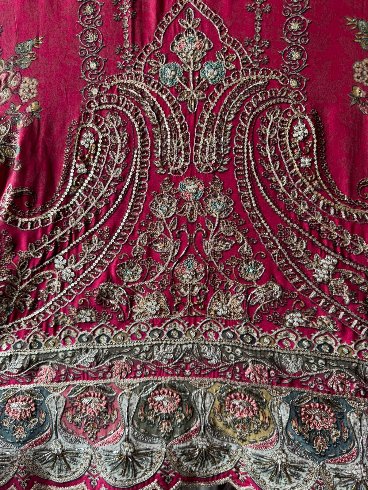 Pure Crepe Pakistani inspired Digital printed Shirt