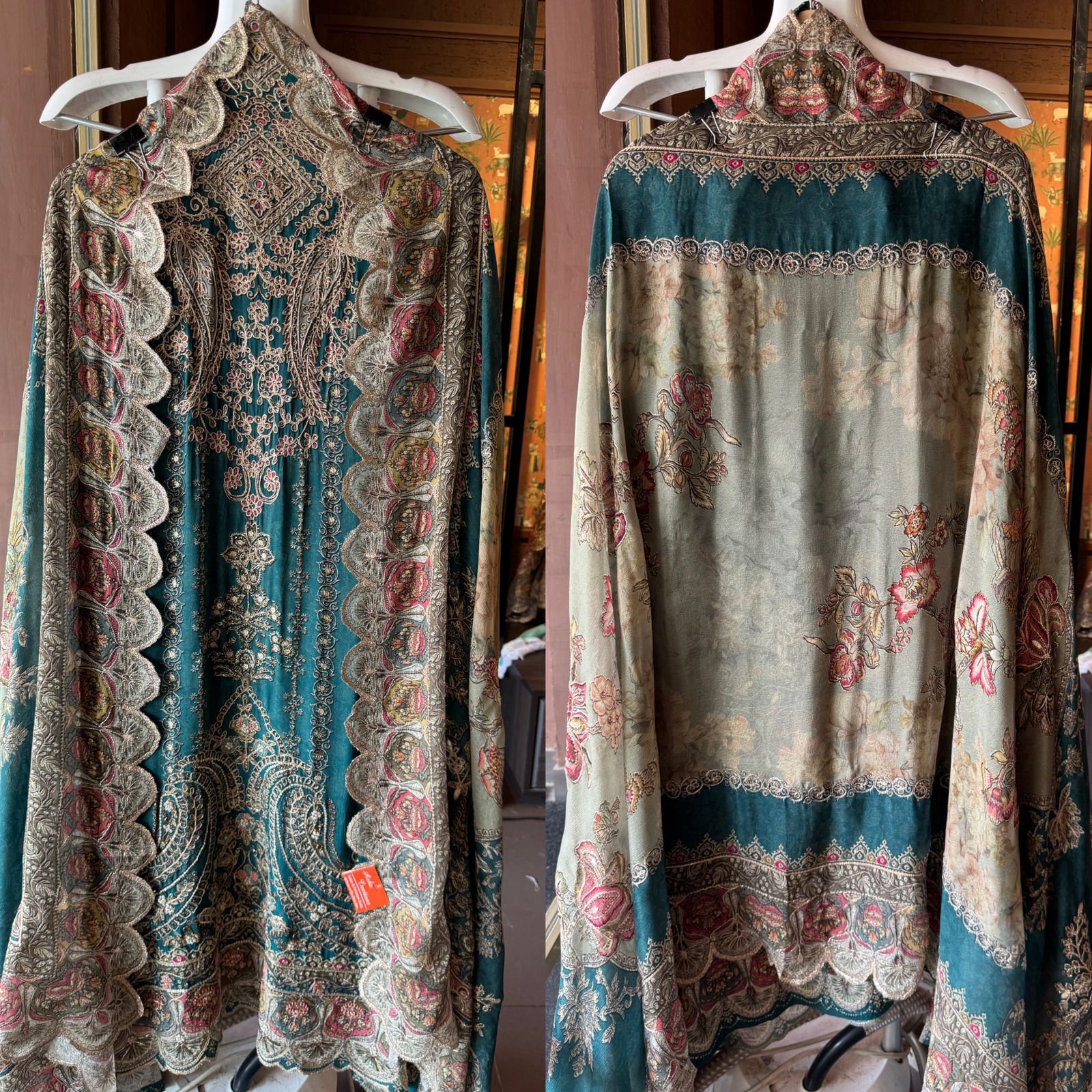 Pure Crepe Pakistani inspired Digital printed Shirt