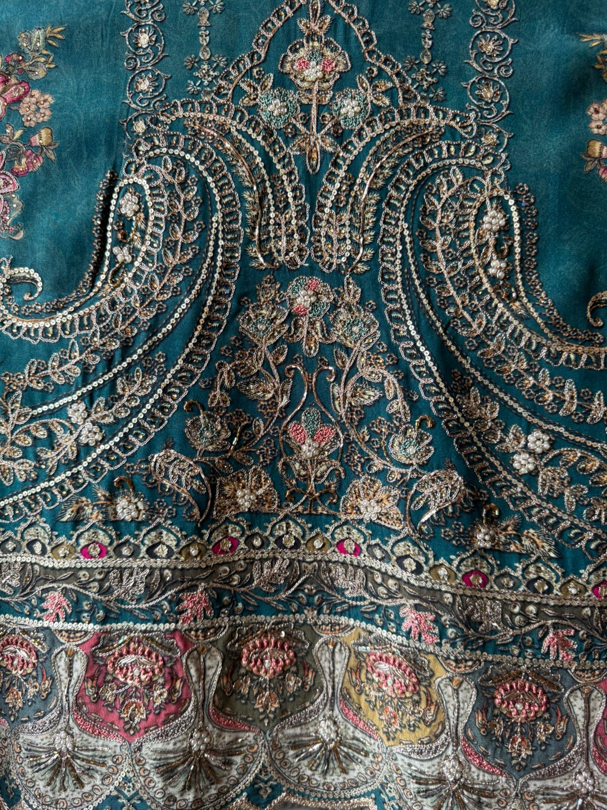 Pure Crepe Pakistani inspired Digital printed Shirt