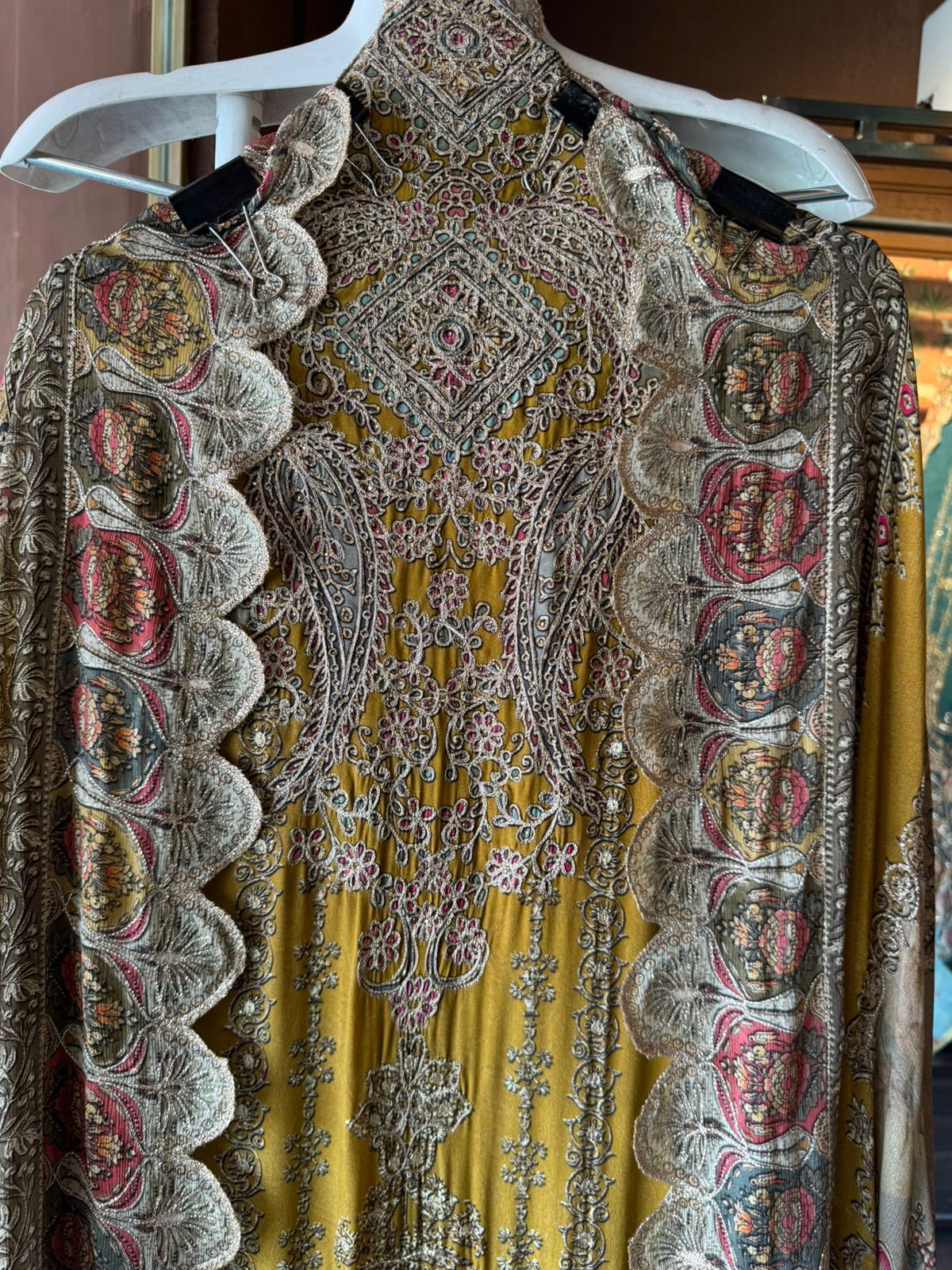 Pure Crepe Pakistani inspired Digital printed Shirt