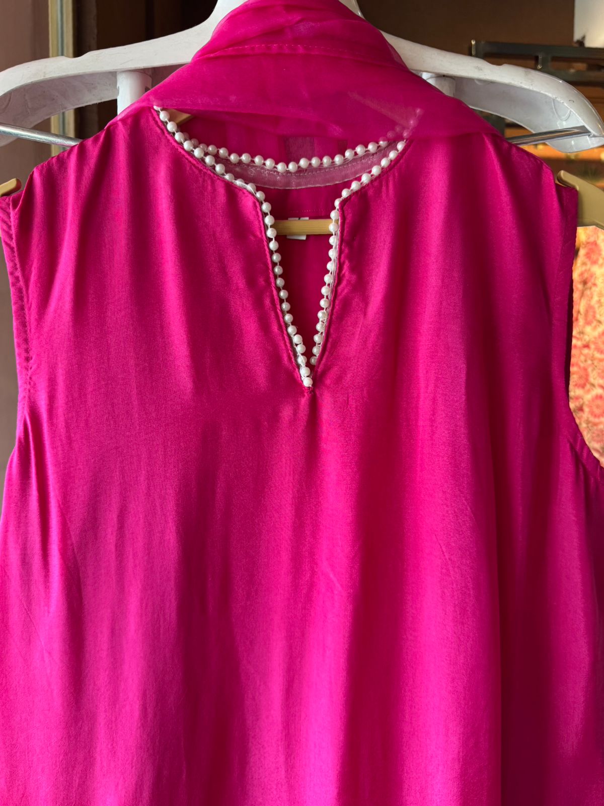 Opada silk Stitched kurta