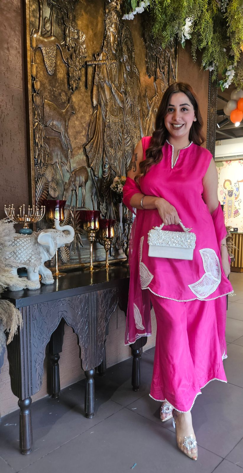 Opada silk Stitched kurta