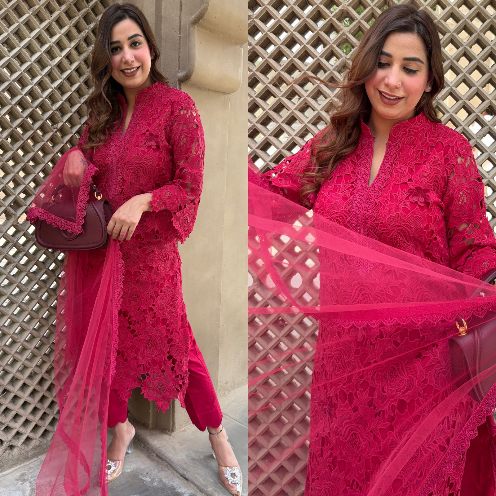 Crochet Kurta pattern in long length , Crochet full front and back with sleeves