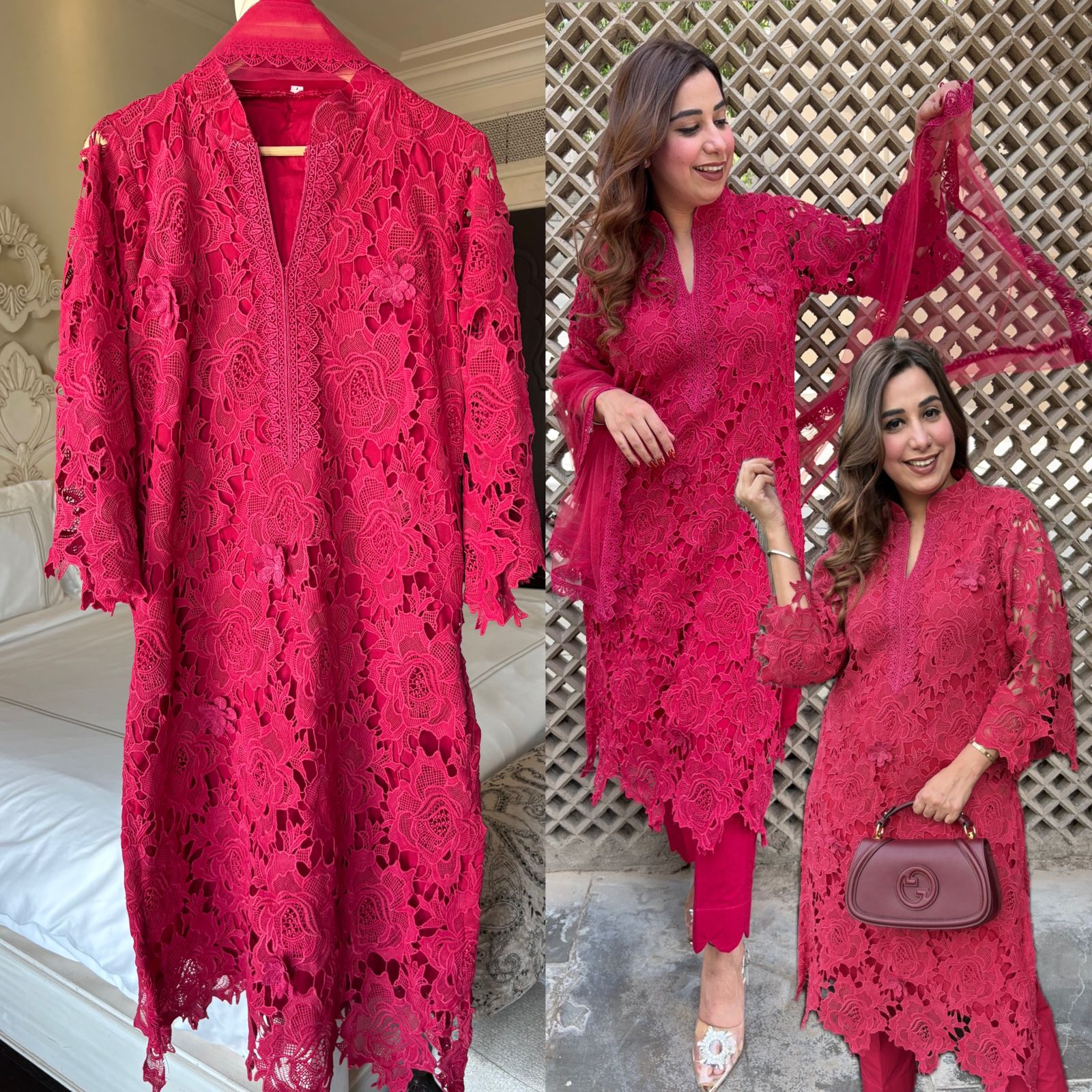 Crochet Kurta pattern in long length , Crochet full front and back with sleeves