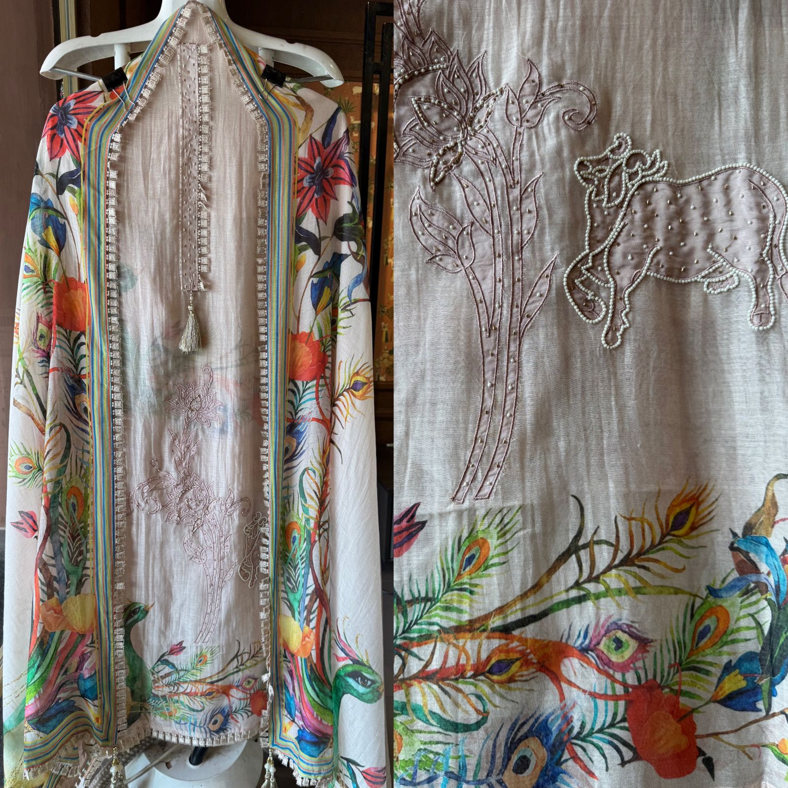 SHOP OUR LATEST NANDIVAN DESIGN RADHE KRISHNA SPECIAL