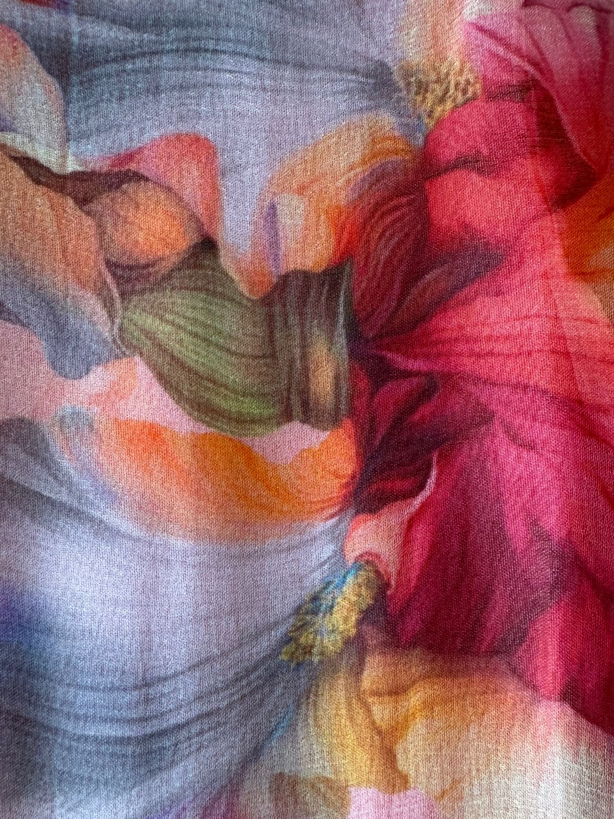 Digital printed organza Suit