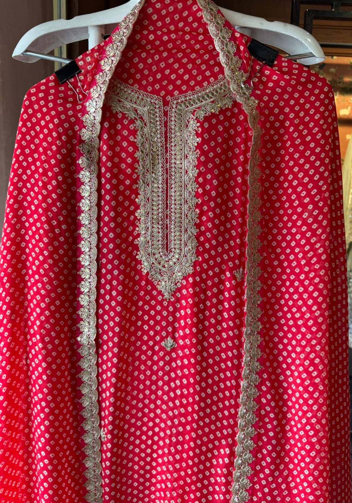 Soft digital printed bandhani shirts