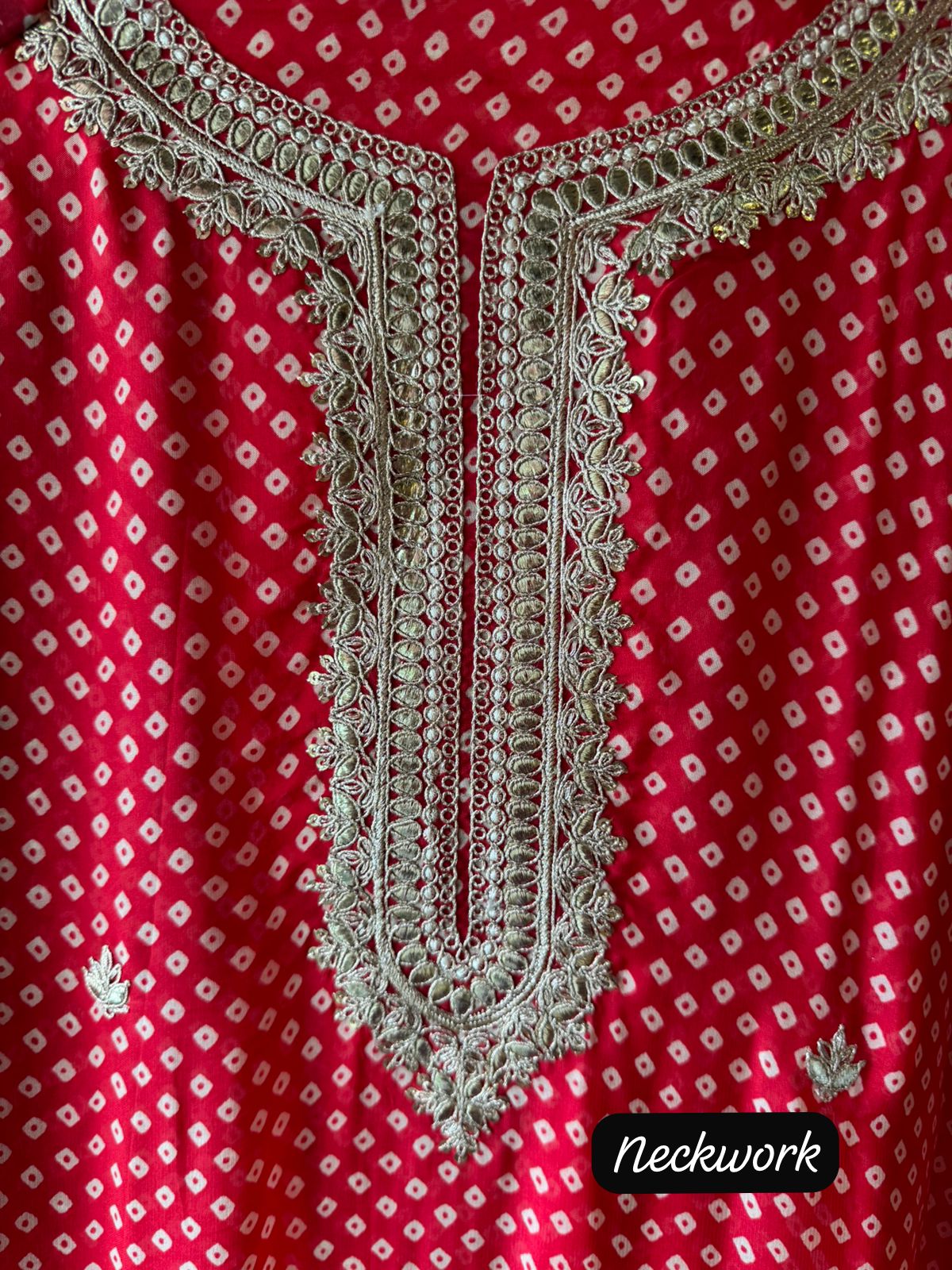 Soft digital printed bandhani shirts