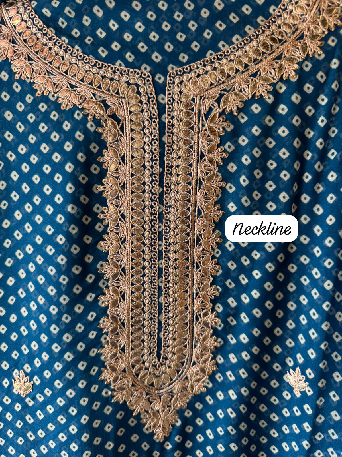 Soft digital printed bandhani shirts