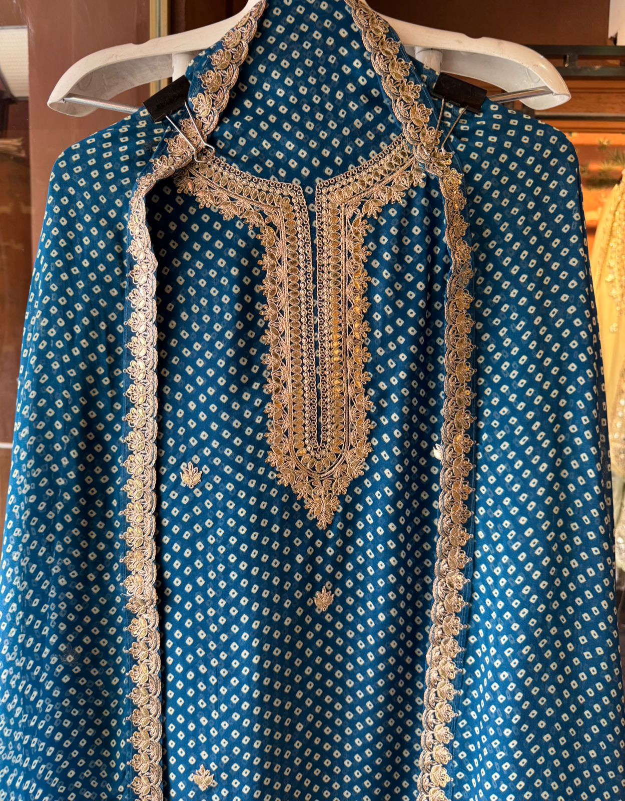 Soft digital printed bandhani shirts