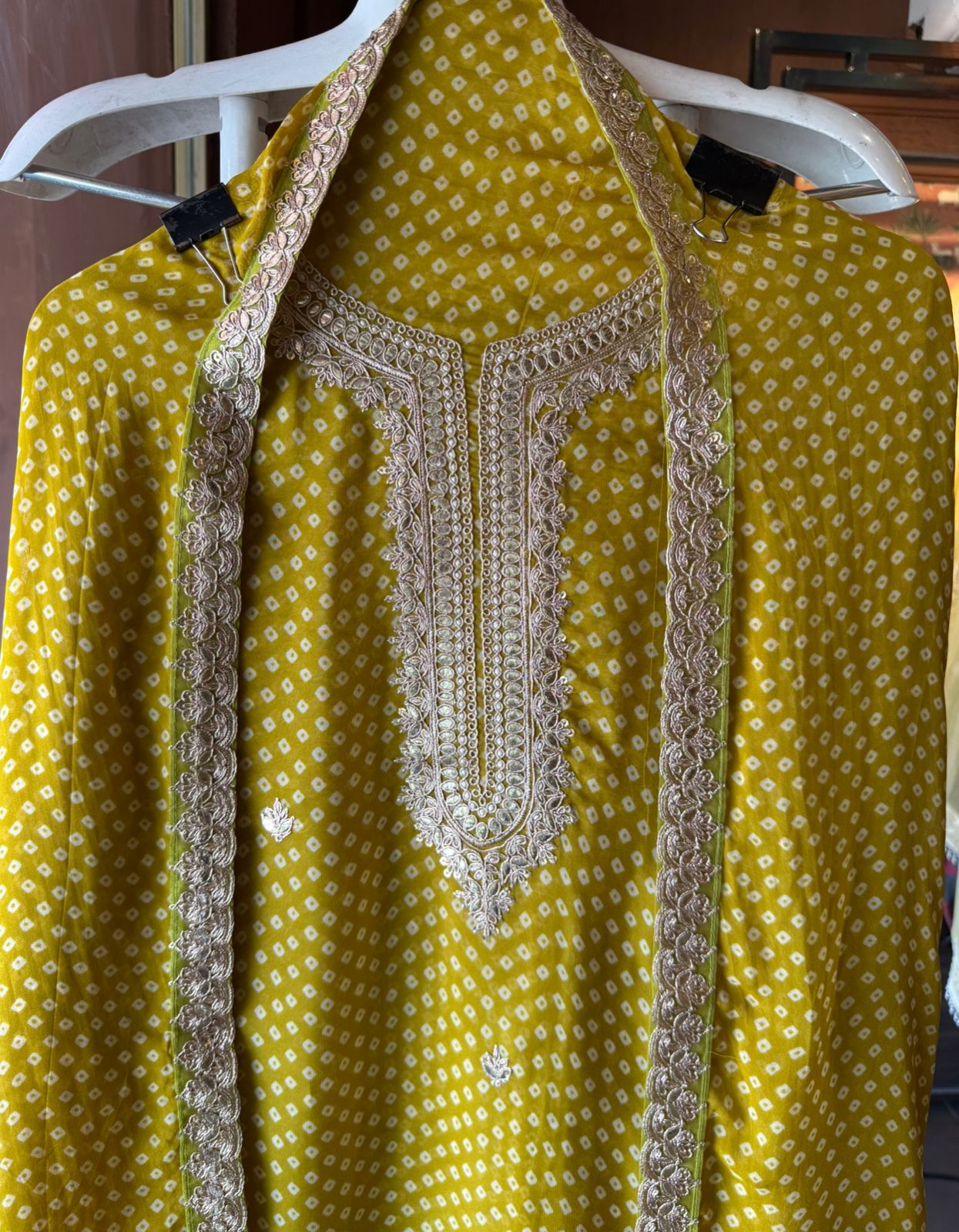 Soft digital printed bandhani shirts