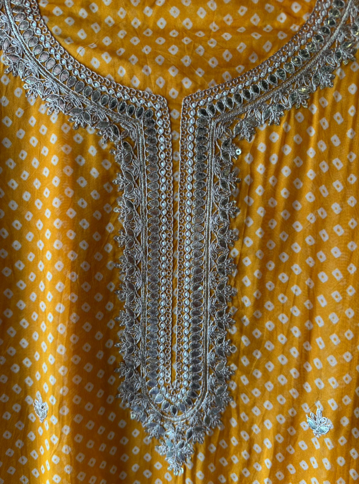 Soft digital printed bandhani shirts